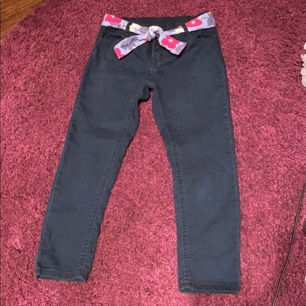 Gymboree Dark Blue Denim pants 5 Adjustable Waist​
